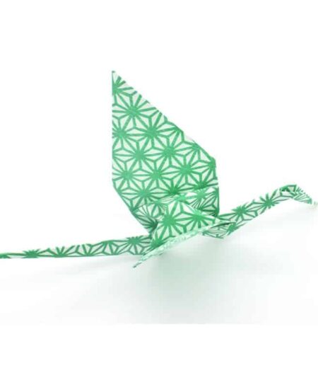 paper origami crane stork