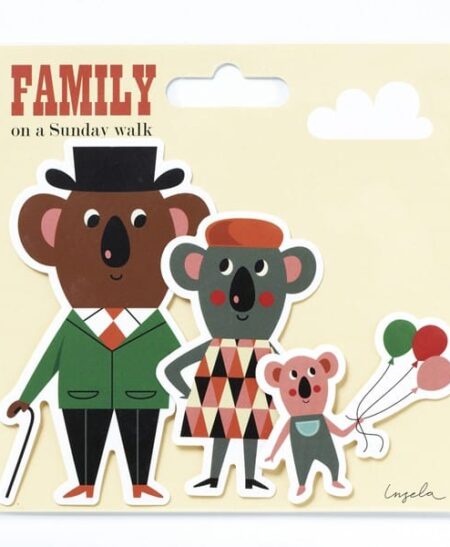 animal family stickers by Ignelia