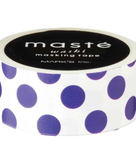 Neon Purple Polka Dot Washi Tape Maste