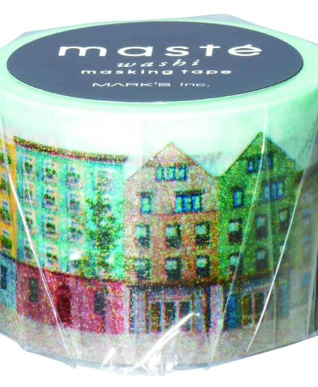 Maste Apartment Buildings City Washi Tape