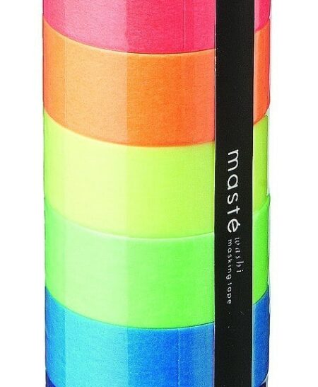 washi tape neon colour mix 3