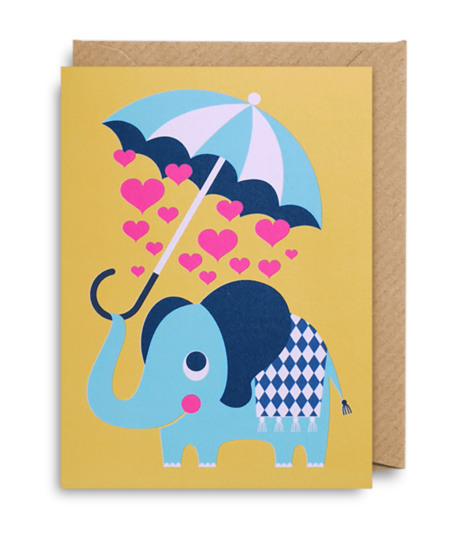 elephant love card