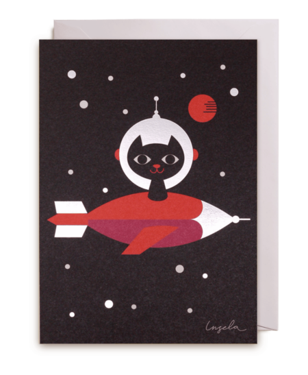 space cat card