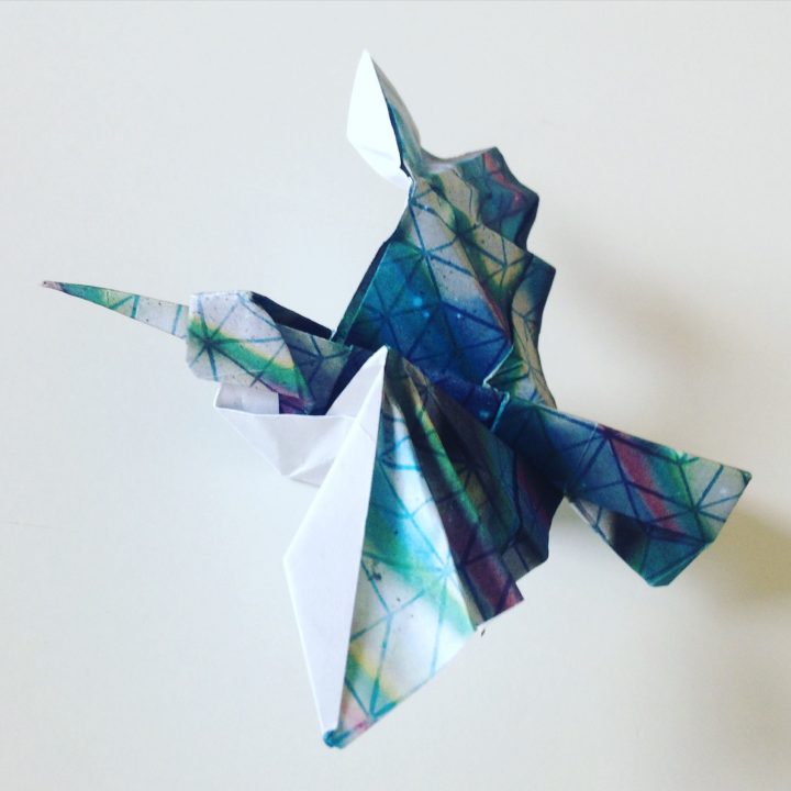 origami hummingbird