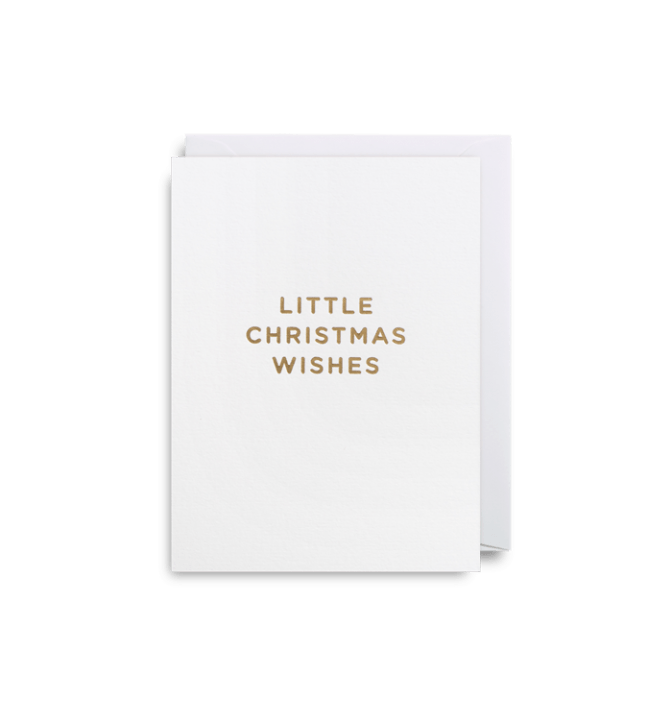 Little Christmas Wishes mini card