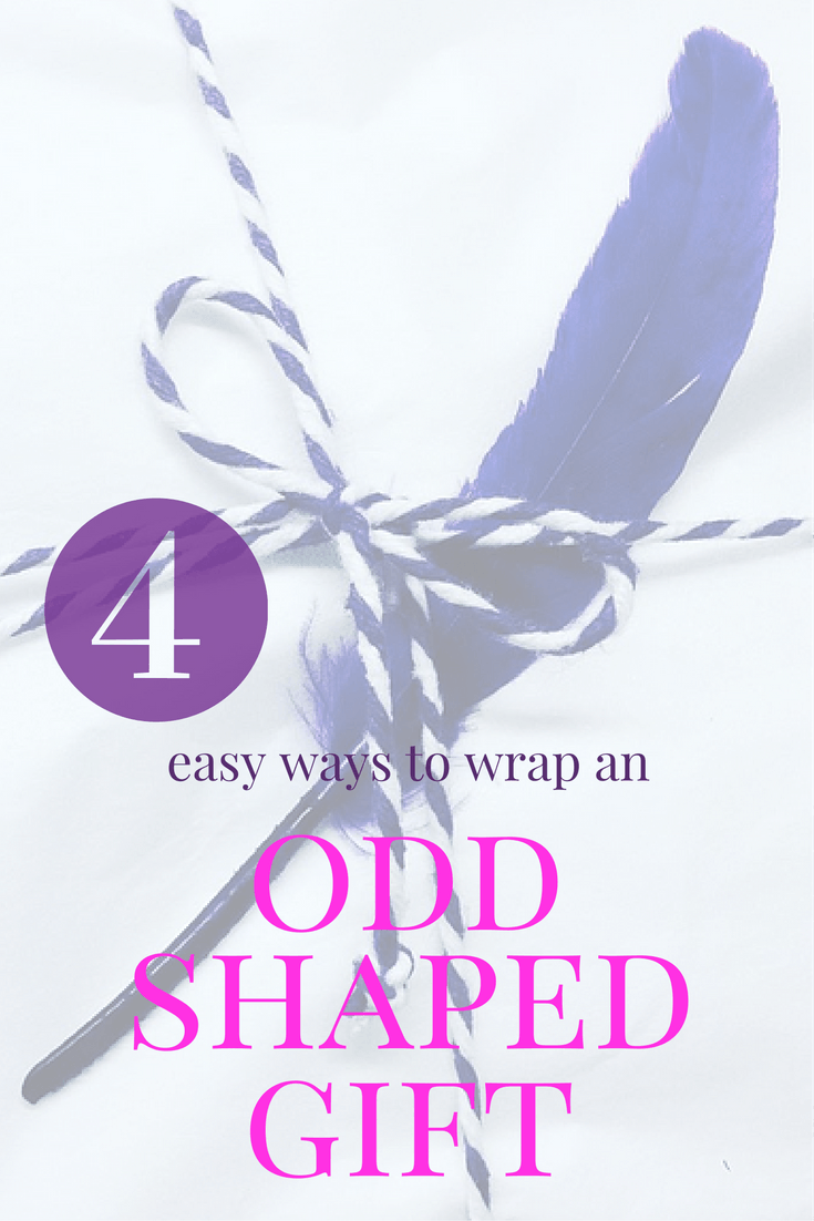 How To Wrap An Odd Shaped Gift 4 Easy Solutions The Paperdashery   How To Wrap An Odd Shaped Gift 4 Ways PIN 