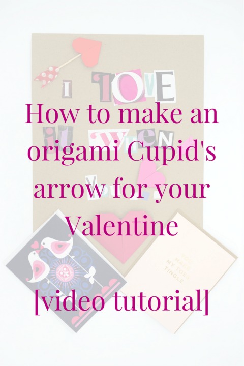 Valentine Origami Cupids Arrow Tutorial The Paperdashery 0264