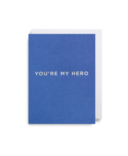 You're My Hero mini card