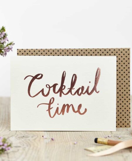 Cocktail Time Card Katie Leamon